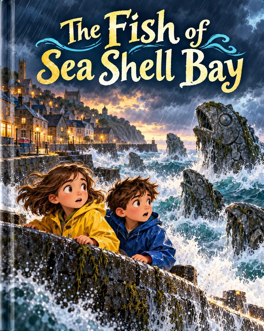 Illustrated cover for The Fish of Sea Shell Bay